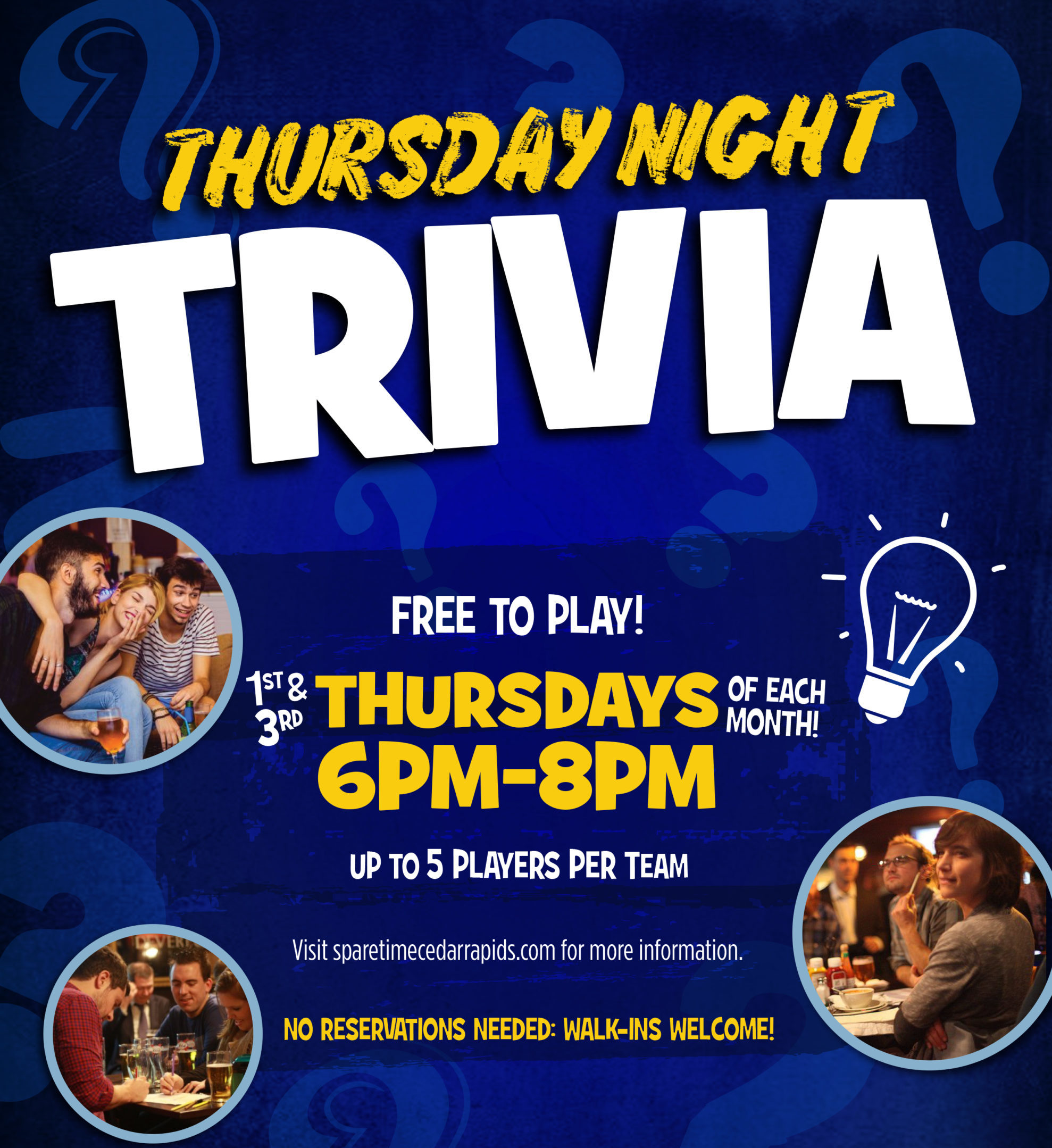 Trivia – Spare Time Cedar Rapids